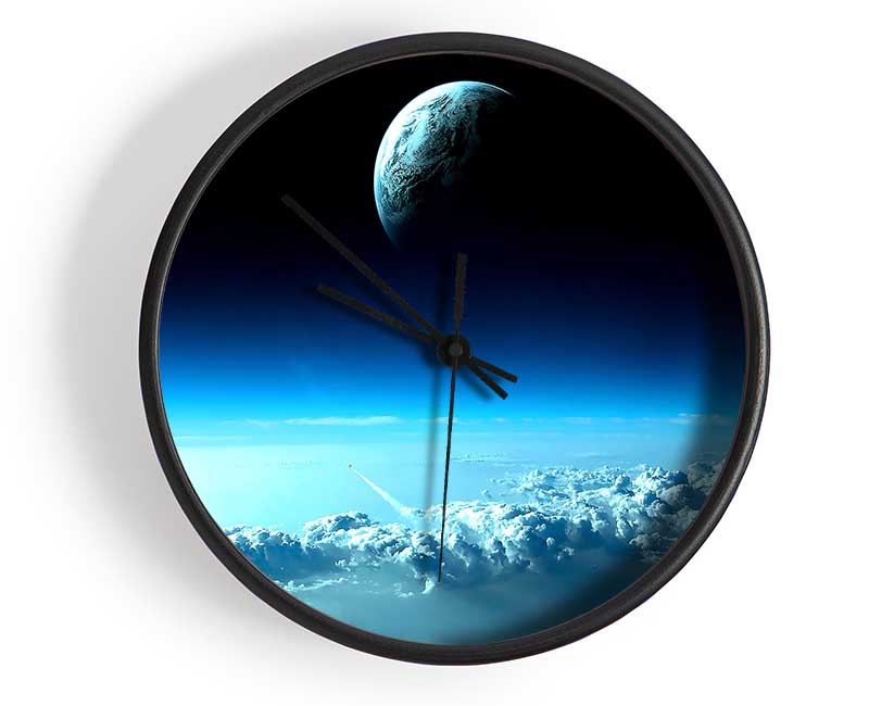 Beautiful Space View Clock - Wallart-Direct UK