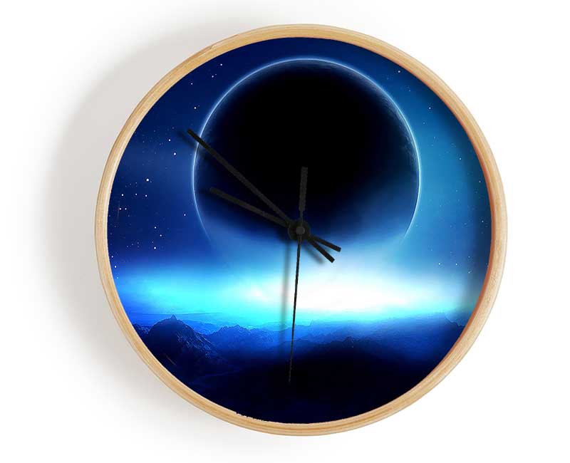 Universe From The Blue Planet Clock - Wallart-Direct UK