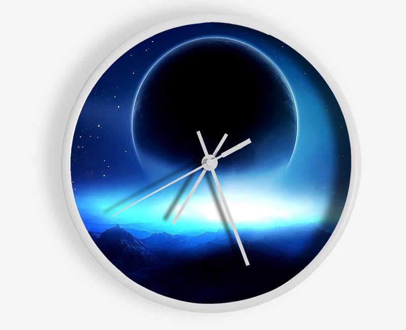 Universe From The Blue Planet Clock - Wallart-Direct UK