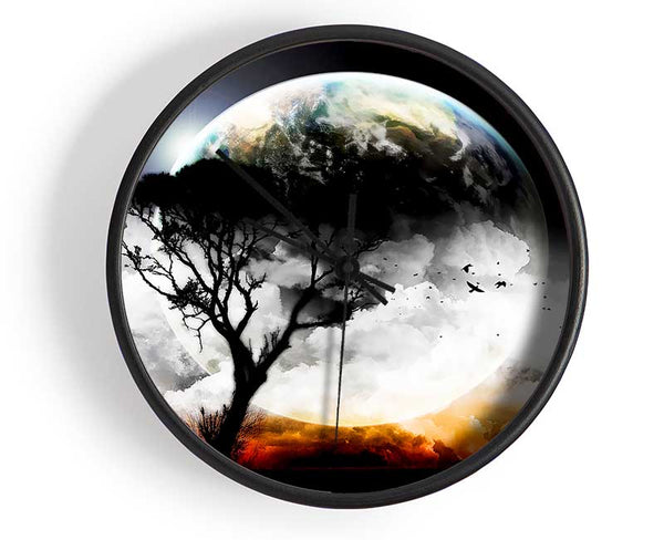 The Earth From Another Planet Clock - Wallart-Direct UK