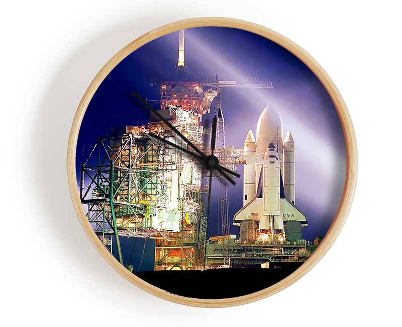 Space Shuttle Clock - Wallart-Direct UK