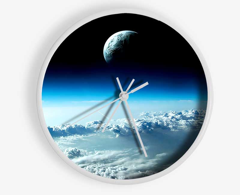 Earth From Space Clock - Wallart-Direct UK