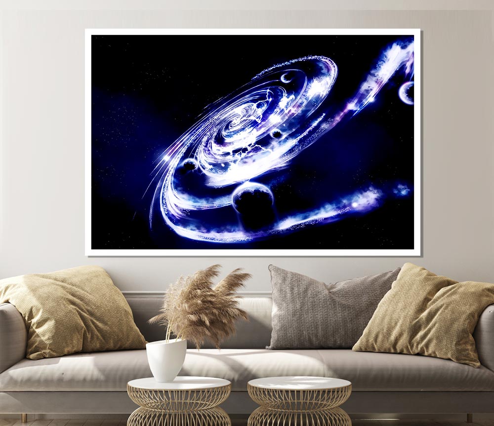 Beyond The Galaxys Print Poster Wall Art