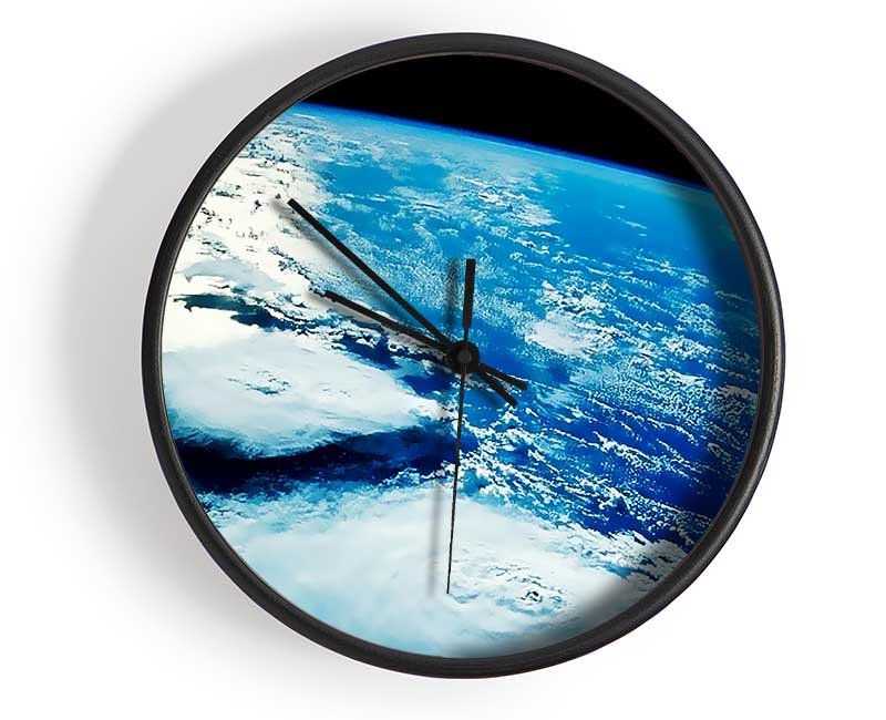 The Earth From Above Clock - Wallart-Direct UK