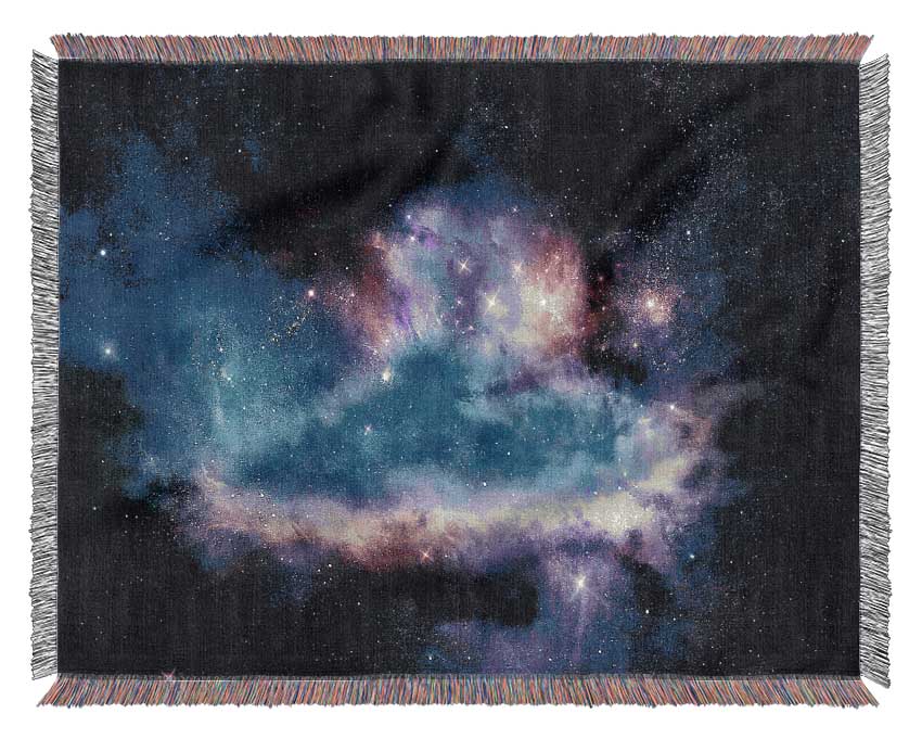 Planet Nebula Woven Blanket