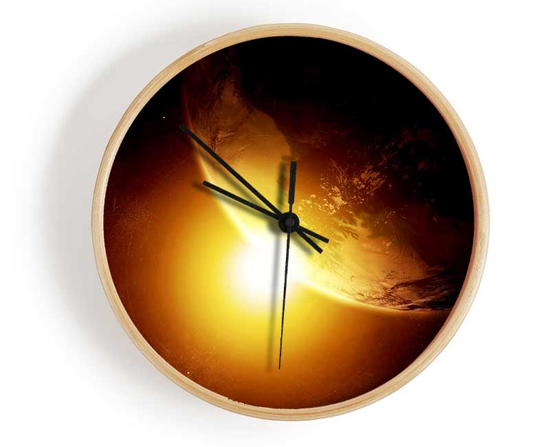 Eclipse Of The Sun Clock - Wallart-Direct UK