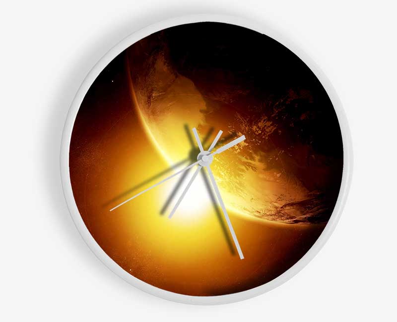 Eclipse Of The Sun Clock - Wallart-Direct UK