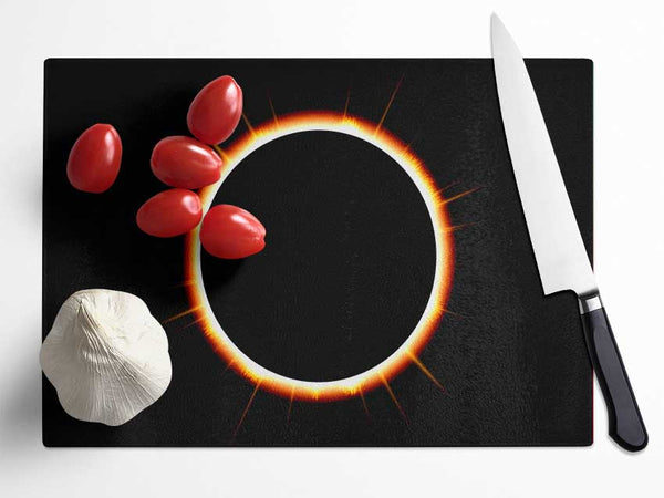 Solar Eclipse Of The Sun Glass Chopping Board