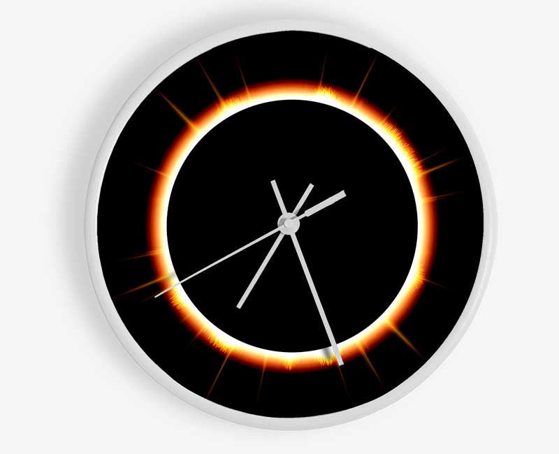 Solar Eclipse Of The Sun Clock - Wallart-Direct UK