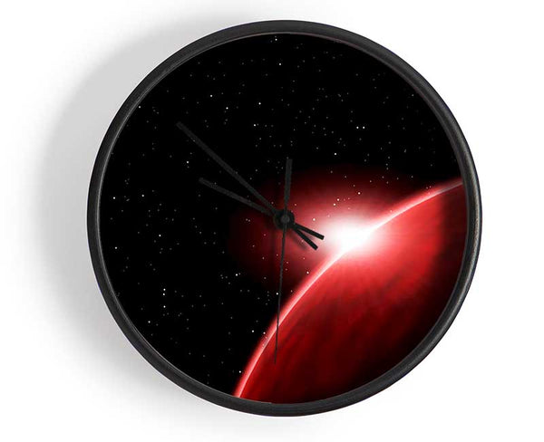 Alien Sunrise Clock - Wallart-Direct UK