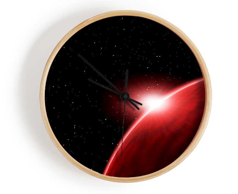 Alien Sunrise Clock - Wallart-Direct UK