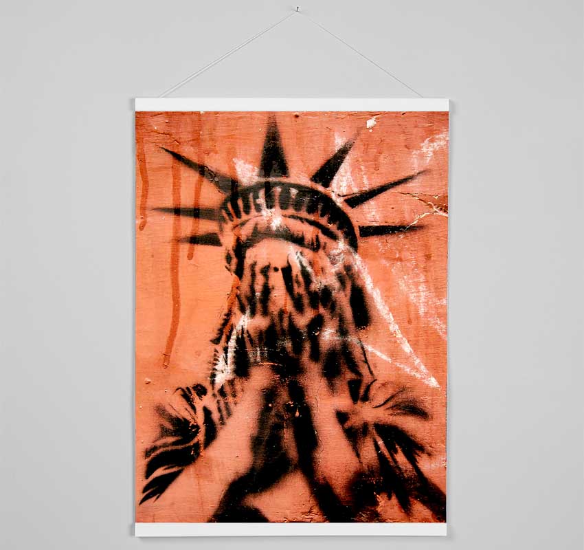 Statue Of Liberty Cry Hanging Poster - Wallart-Direct UK