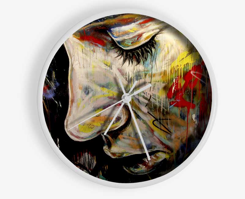 Woman Beauty Clock - Wallart-Direct UK