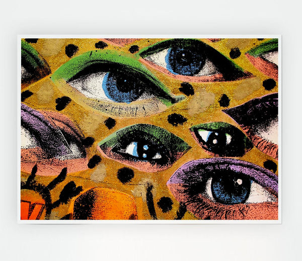 All Eyes On You Print Poster Wall Art