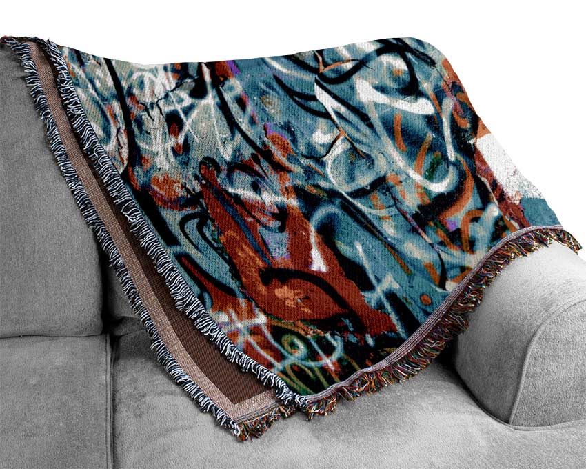 Urban City Art Woven Blanket