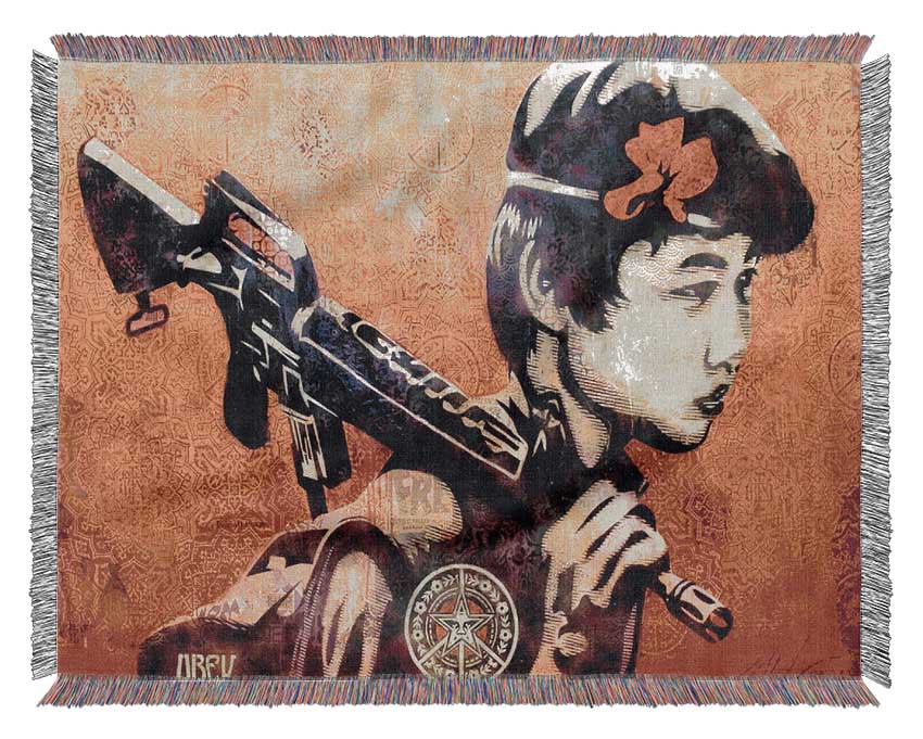 Child Soldier Woven Blanket