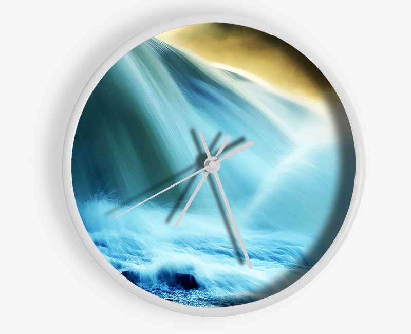 Heavens Waterfalls Clock - Wallart-Direct UK