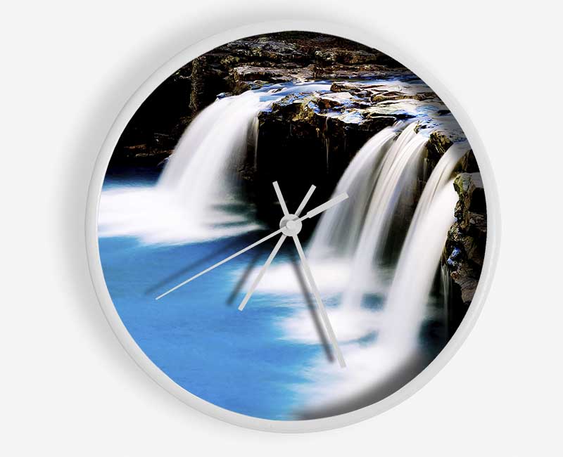 Flow Of The Waterfall Clock - Wallart-Direct UK