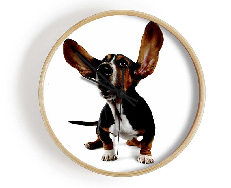 Bassett Hound Ears Clock - Wallart-Direct UK