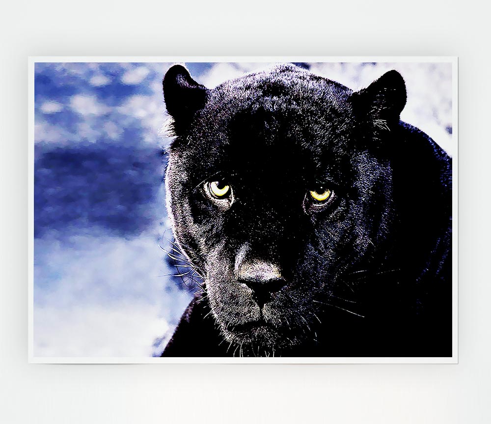 Black Panther Print Poster Wall Art