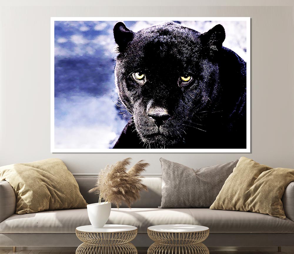 Black Panther Print Poster Wall Art