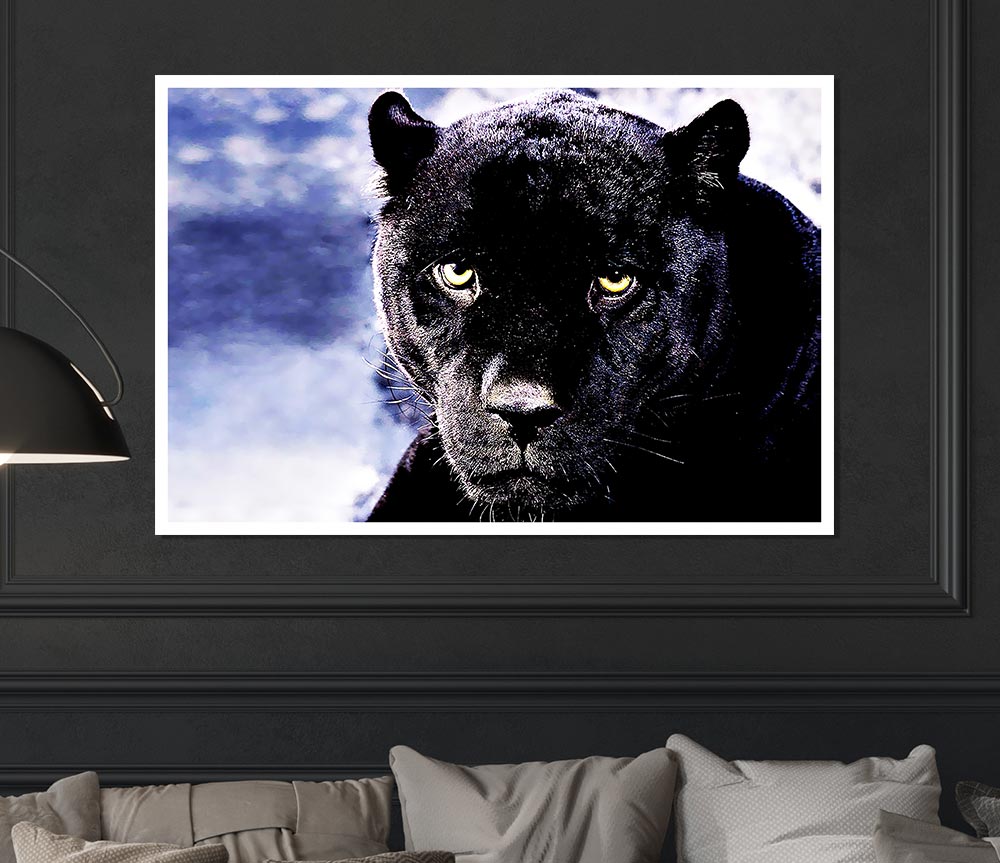 Black Panther Print Poster Wall Art