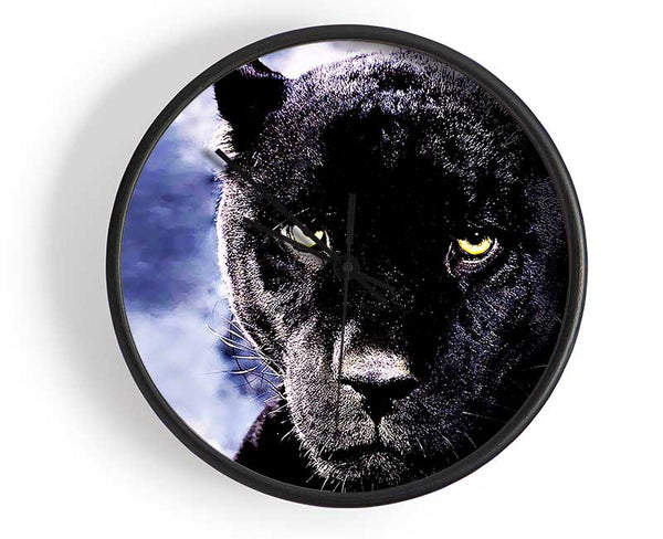 Black Panther Clock - Wallart-Direct UK