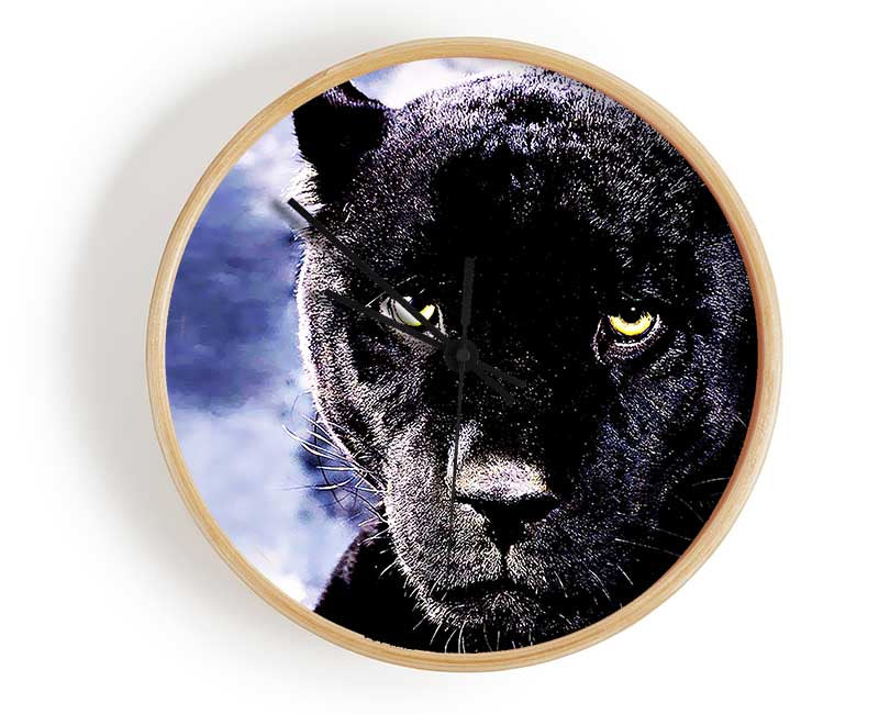 Black Panther Clock - Wallart-Direct UK