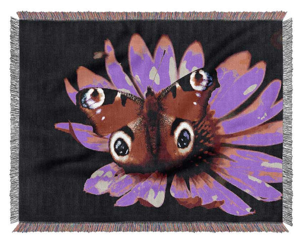 Butterfly Infusion Woven Blanket