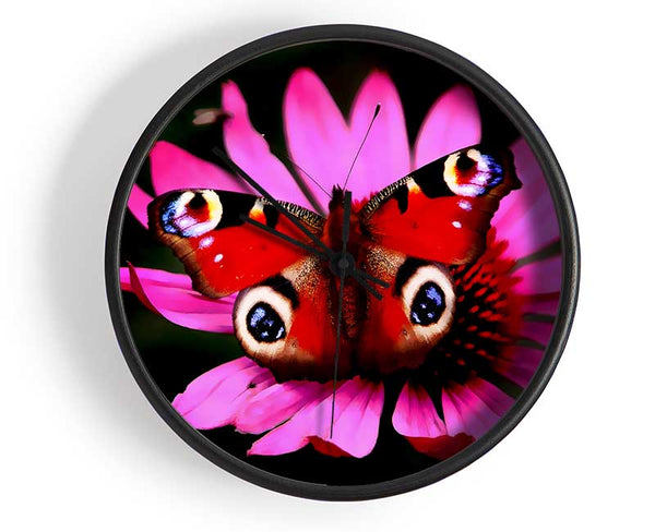 Butterfly Infusion Clock - Wallart-Direct UK