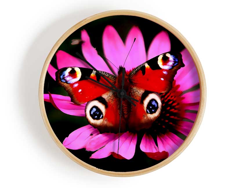 Butterfly Infusion Clock - Wallart-Direct UK