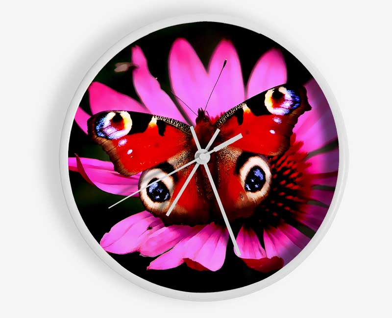 Butterfly Infusion Clock - Wallart-Direct UK