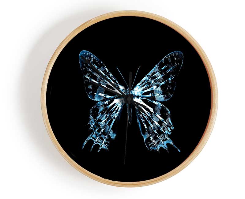 Butterfly X Ray Clock - Wallart-Direct UK