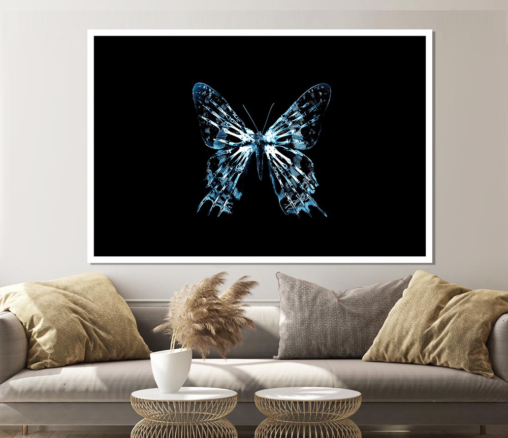 Butterfly X Ray Print Poster Wall Art