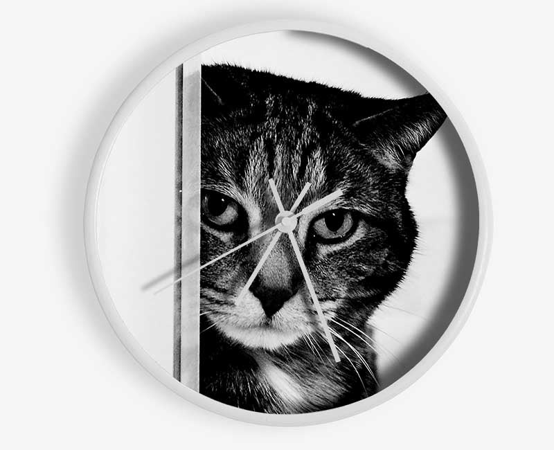 Cat Beauty Clock - Wallart-Direct UK