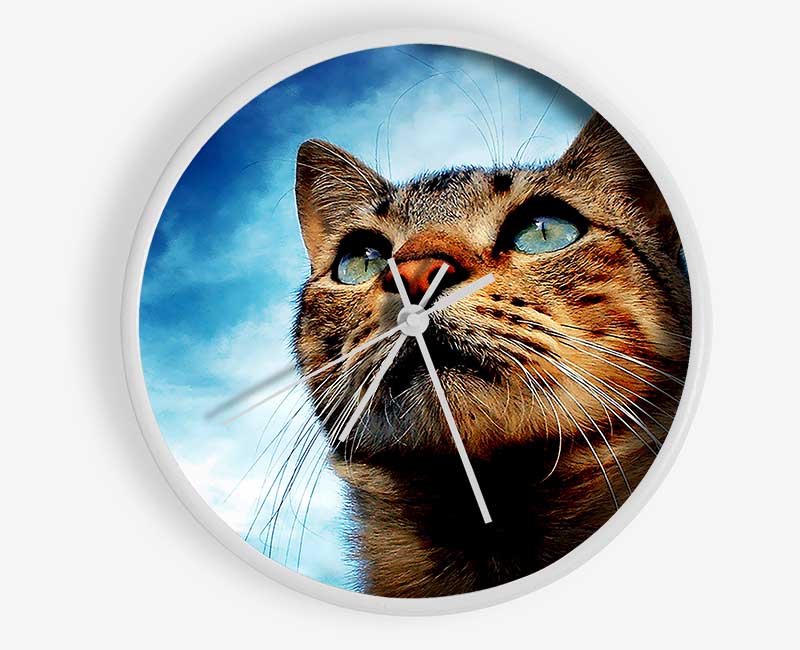 Cat Hunting Clock - Wallart-Direct UK