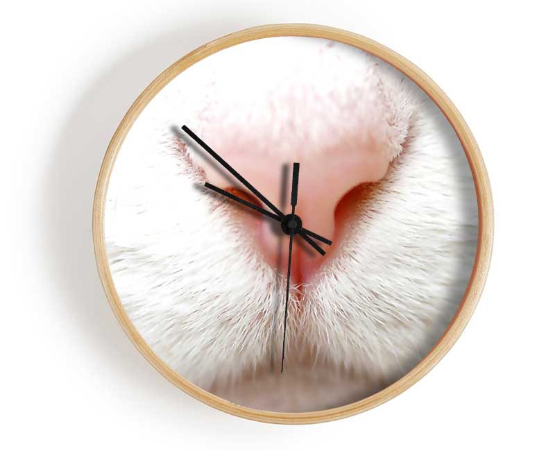 Cat Nose 2 Clock - Wallart-Direct UK