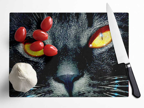 Cats Eyes Glass Chopping Board