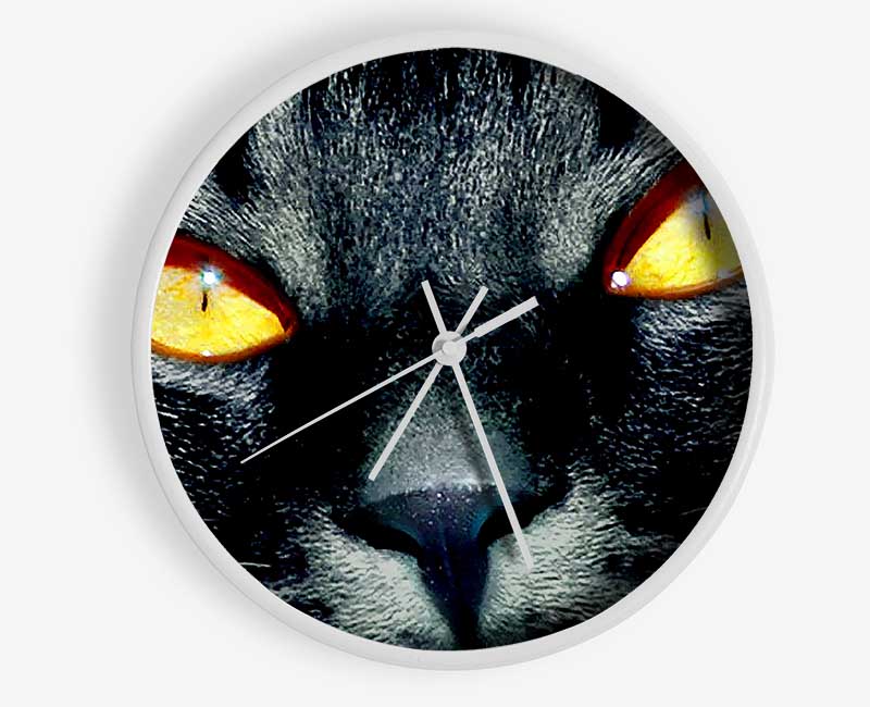 Cats Eyes Clock - Wallart-Direct UK