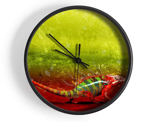 Chameleon Clock - Wallart-Direct UK