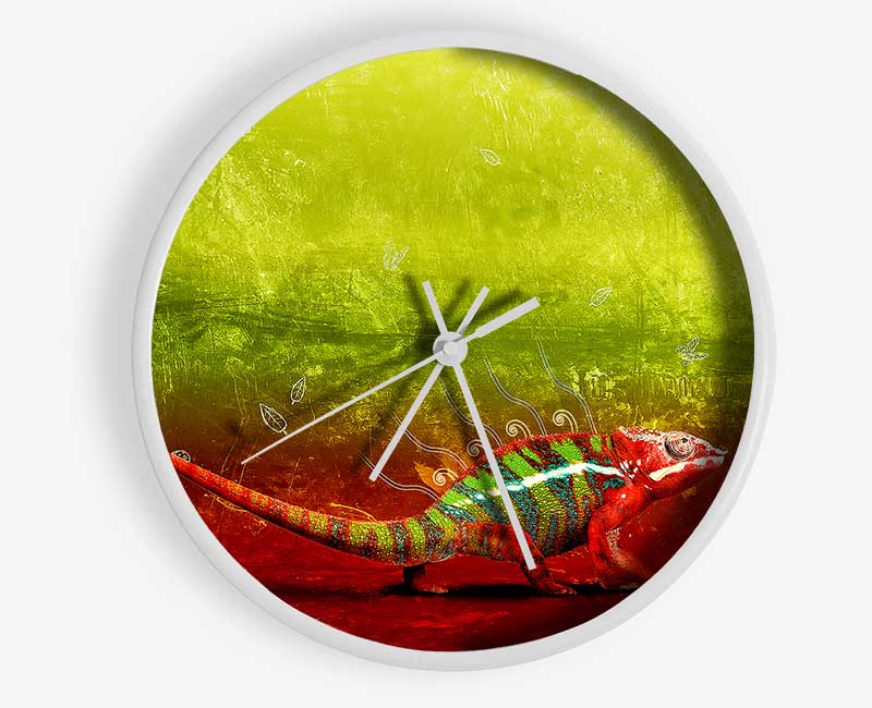 Chameleon Clock - Wallart-Direct UK