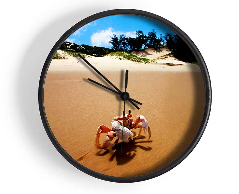 Crab Paradise Clock - Wallart-Direct UK