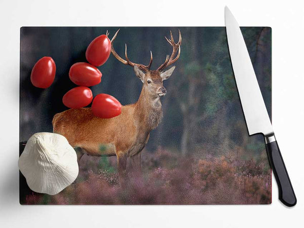 Deer 2 Glass Chopping Board