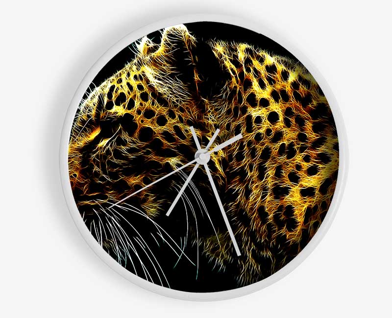 Leopard Glory Clock - Wallart-Direct UK