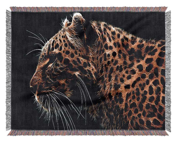 Leopard Glory Woven Blanket