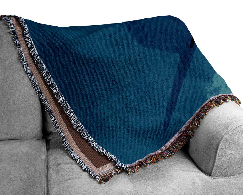 Dolphins Curiosity Woven Blanket