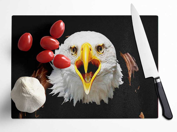 Eagle Talk Glass Chopping Board