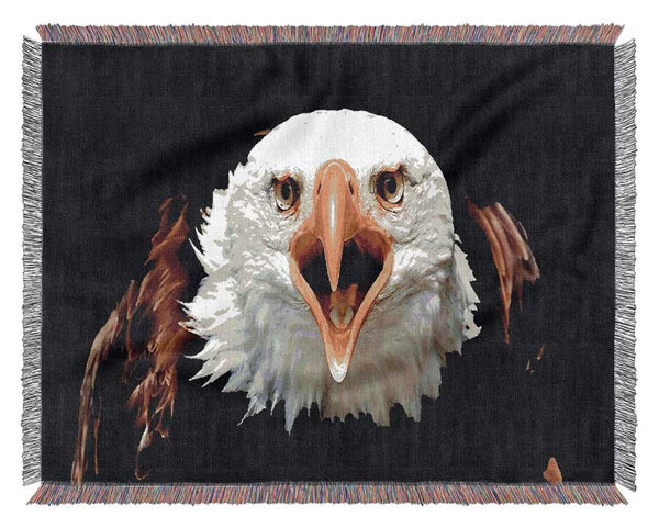 Eagle Talk Woven Blanket