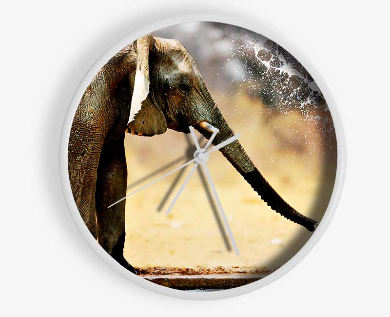 Elephant Bath Clock - Wallart-Direct UK