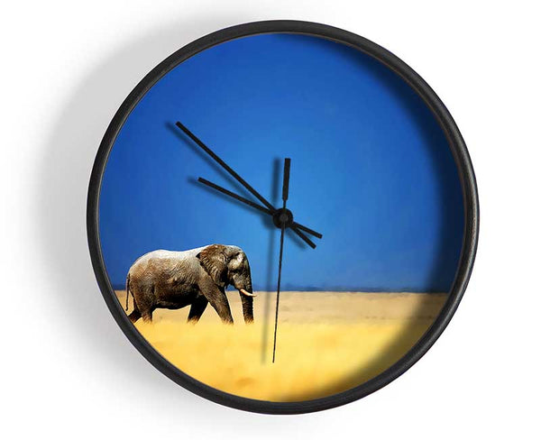 Elephant Safari Clock - Wallart-Direct UK